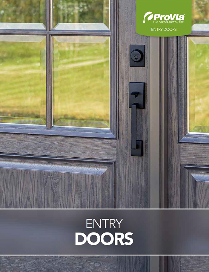 Provia entry door catalog cover